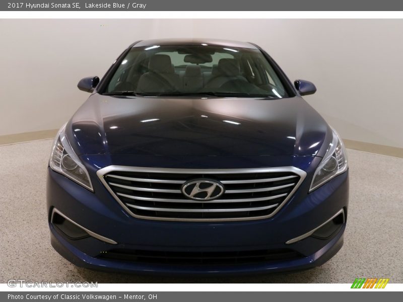 Lakeside Blue / Gray 2017 Hyundai Sonata SE