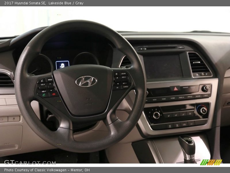 Lakeside Blue / Gray 2017 Hyundai Sonata SE