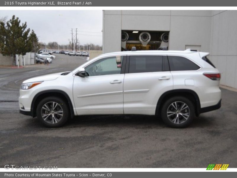 Blizzard Pearl / Ash 2016 Toyota Highlander XLE