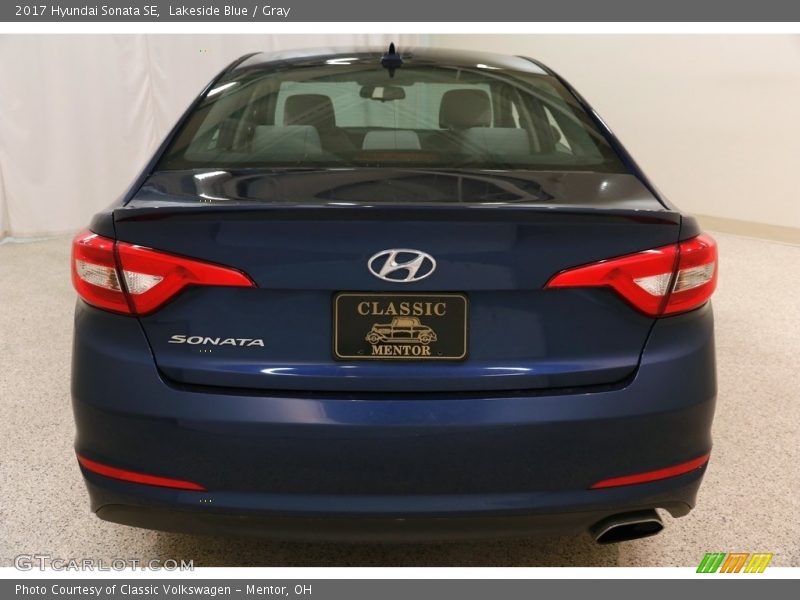 Lakeside Blue / Gray 2017 Hyundai Sonata SE