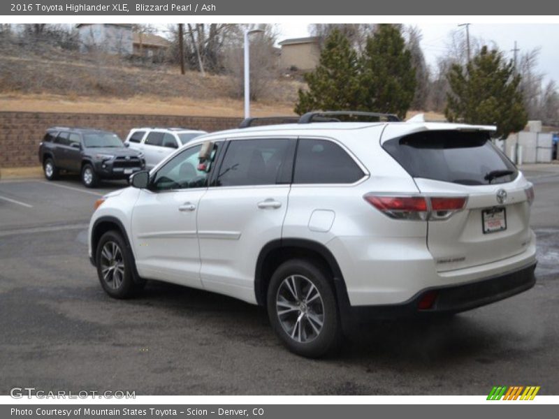 Blizzard Pearl / Ash 2016 Toyota Highlander XLE