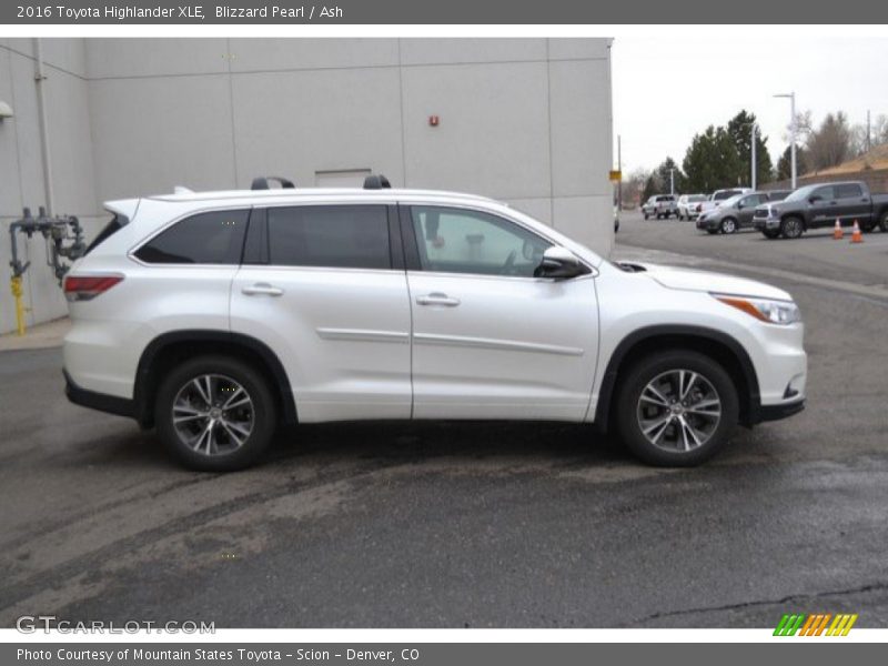 Blizzard Pearl / Ash 2016 Toyota Highlander XLE