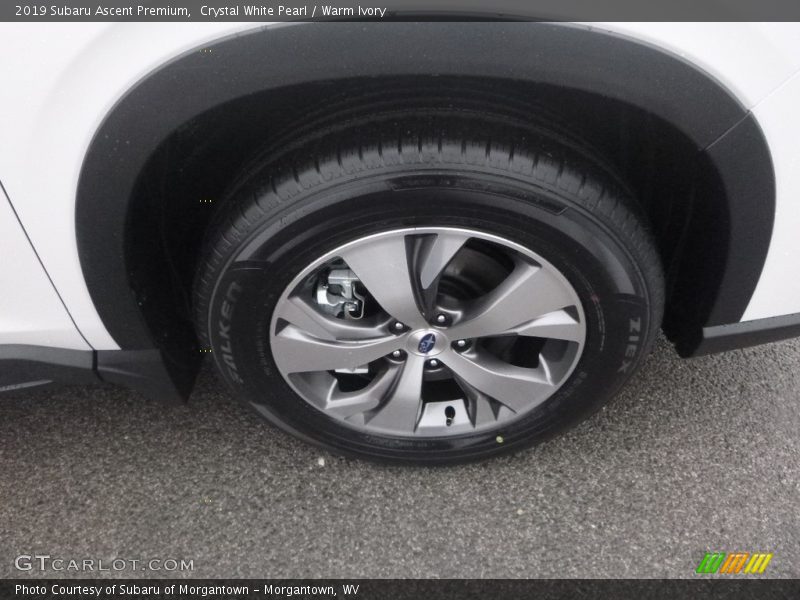 Crystal White Pearl / Warm Ivory 2019 Subaru Ascent Premium