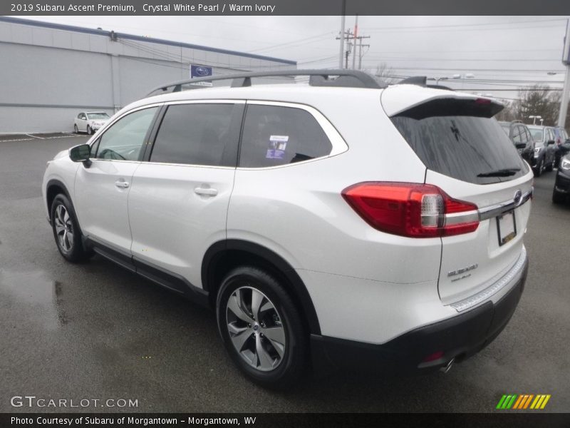 Crystal White Pearl / Warm Ivory 2019 Subaru Ascent Premium