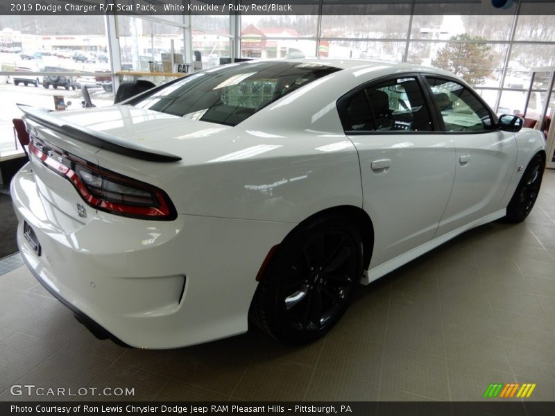 White Knuckle / Ruby Red/Black 2019 Dodge Charger R/T Scat Pack