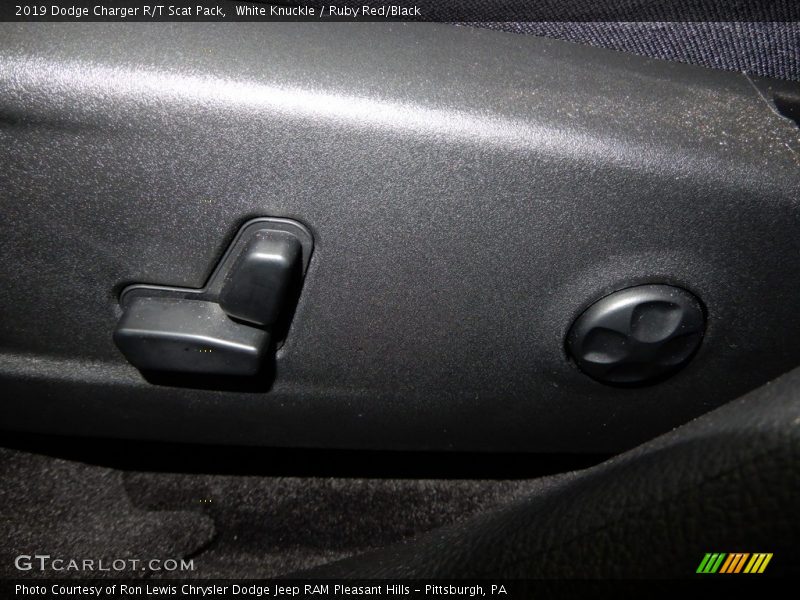 White Knuckle / Ruby Red/Black 2019 Dodge Charger R/T Scat Pack