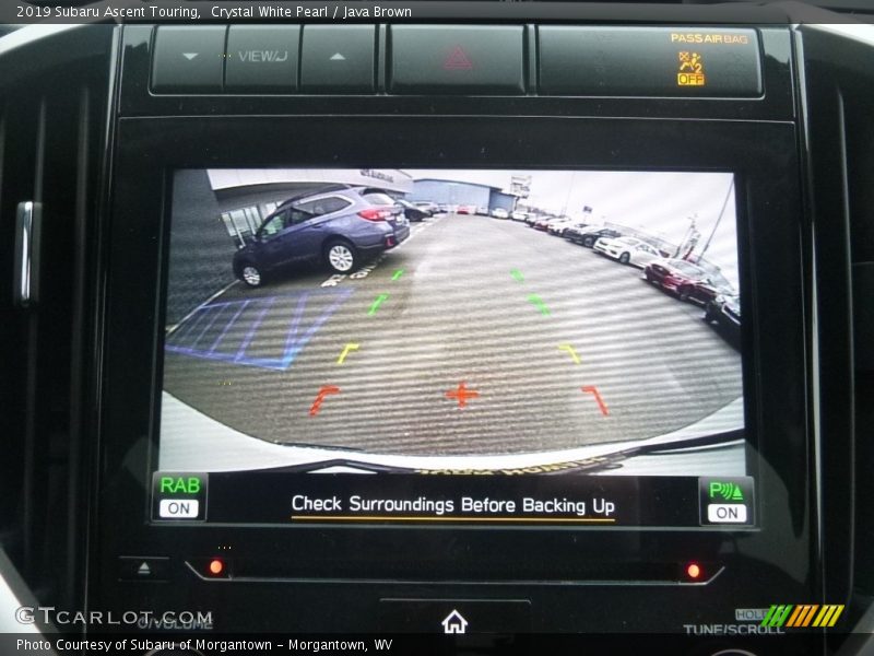 Crystal White Pearl / Java Brown 2019 Subaru Ascent Touring
