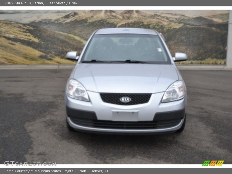 Clear Silver / Gray 2009 Kia Rio LX Sedan