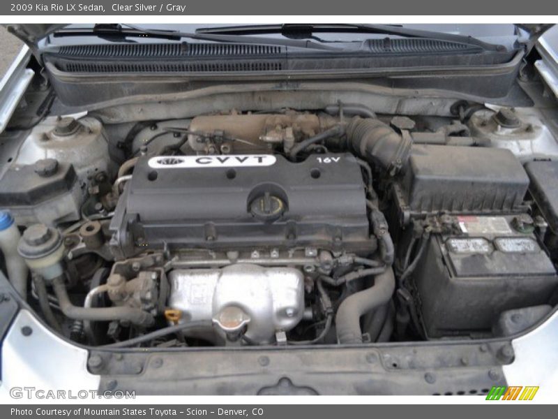 Clear Silver / Gray 2009 Kia Rio LX Sedan