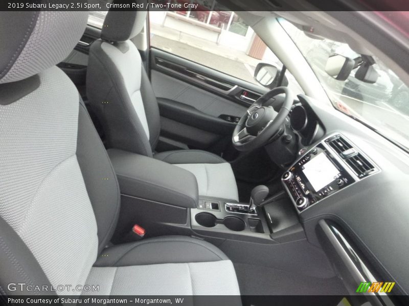 Crimson Red / Two-Tone Gray 2019 Subaru Legacy 2.5i Sport