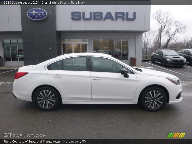 Crystal White Pearl / Slate Black 2019 Subaru Legacy 2.5i