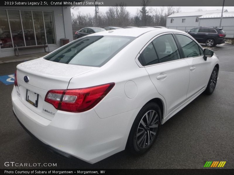 Crystal White Pearl / Slate Black 2019 Subaru Legacy 2.5i