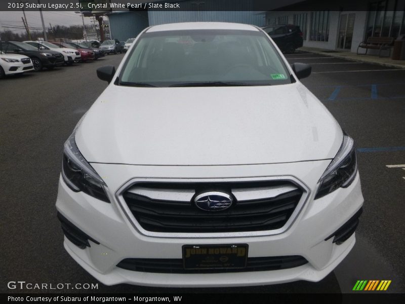Crystal White Pearl / Slate Black 2019 Subaru Legacy 2.5i