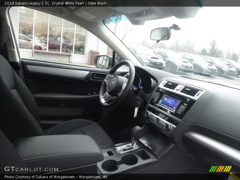 Crystal White Pearl / Slate Black 2019 Subaru Legacy 2.5i