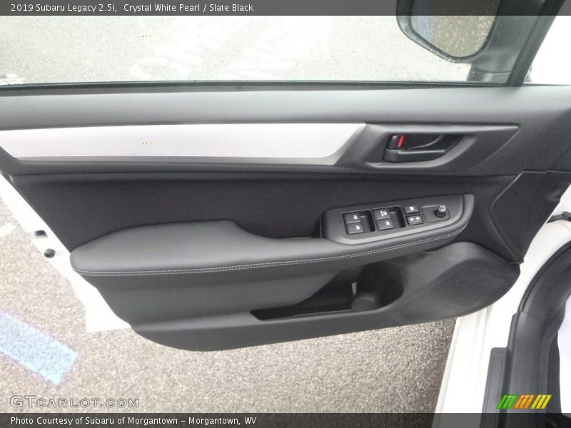 Crystal White Pearl / Slate Black 2019 Subaru Legacy 2.5i