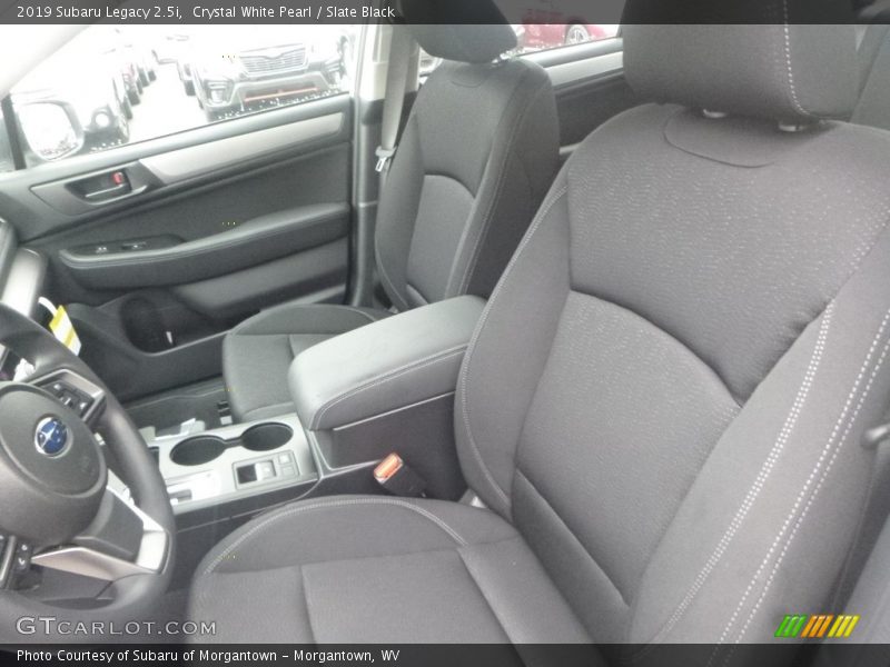 Crystal White Pearl / Slate Black 2019 Subaru Legacy 2.5i