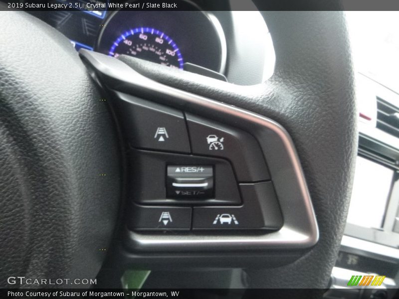 Crystal White Pearl / Slate Black 2019 Subaru Legacy 2.5i