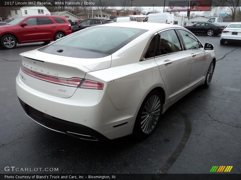 White Platinum / Ebony 2017 Lincoln MKZ Reserve