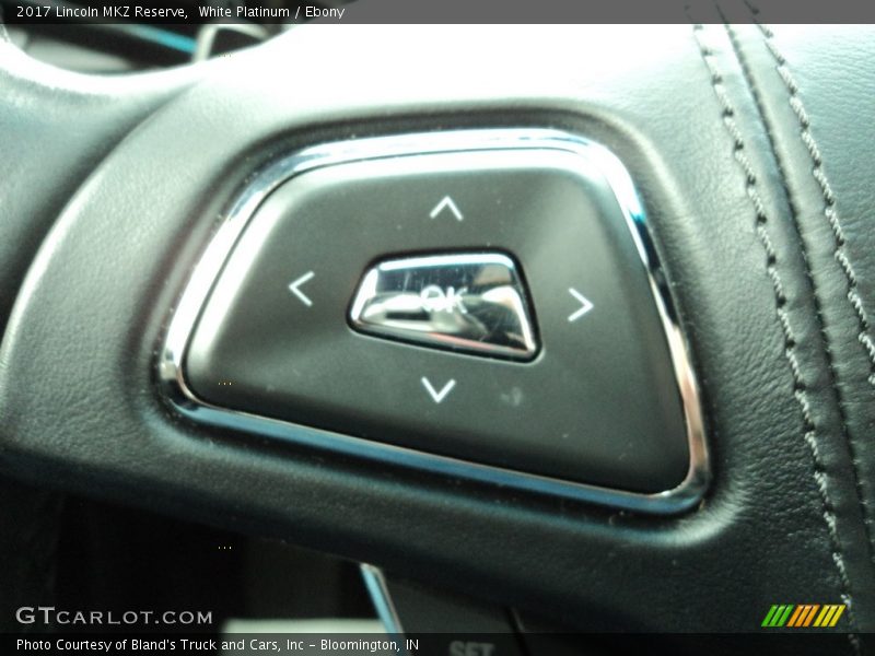 White Platinum / Ebony 2017 Lincoln MKZ Reserve