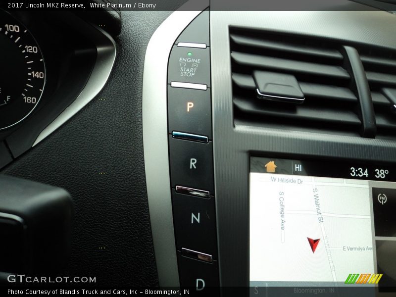 White Platinum / Ebony 2017 Lincoln MKZ Reserve