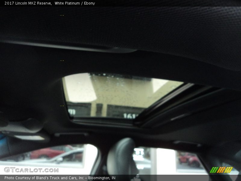 White Platinum / Ebony 2017 Lincoln MKZ Reserve
