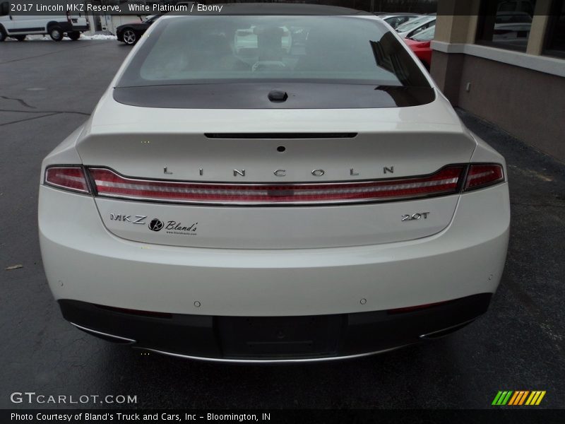 White Platinum / Ebony 2017 Lincoln MKZ Reserve