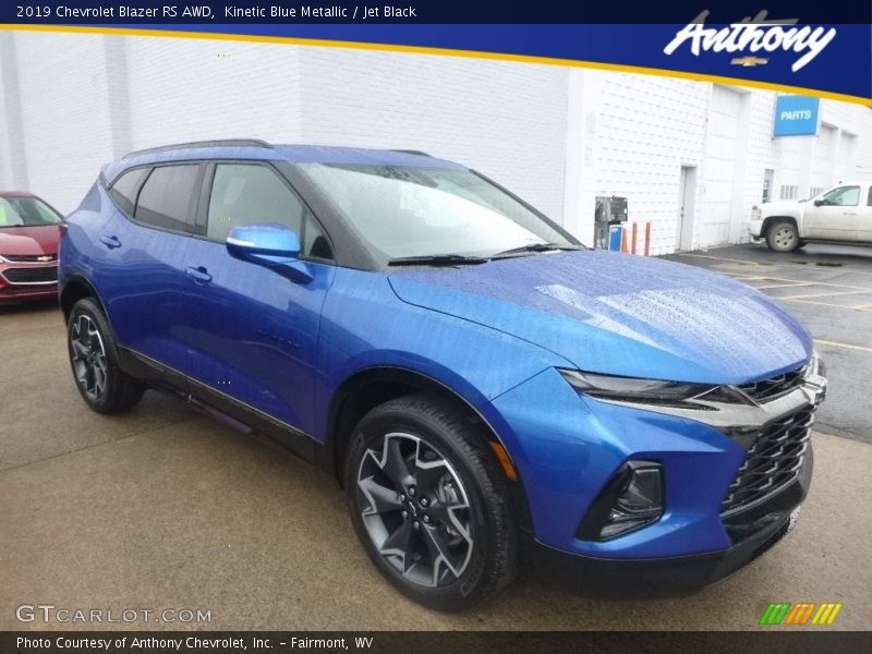 Kinetic Blue Metallic / Jet Black 2019 Chevrolet Blazer RS AWD