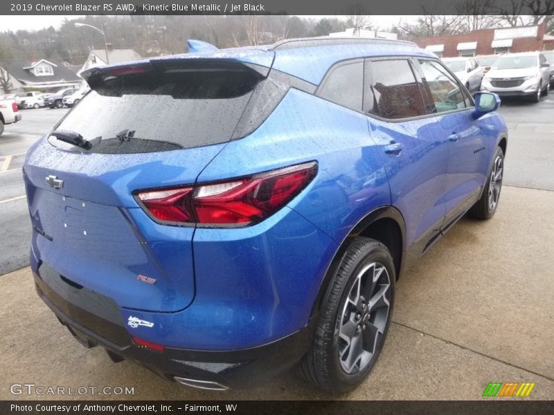 Kinetic Blue Metallic / Jet Black 2019 Chevrolet Blazer RS AWD