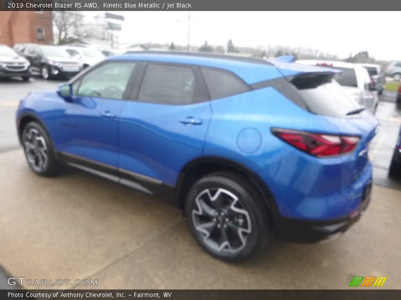 Kinetic Blue Metallic / Jet Black 2019 Chevrolet Blazer RS AWD
