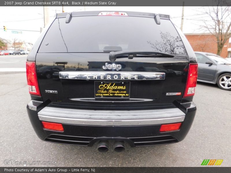 Black / Medium Slate Gray 2007 Jeep Grand Cherokee SRT8 4x4