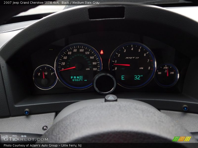 Black / Medium Slate Gray 2007 Jeep Grand Cherokee SRT8 4x4