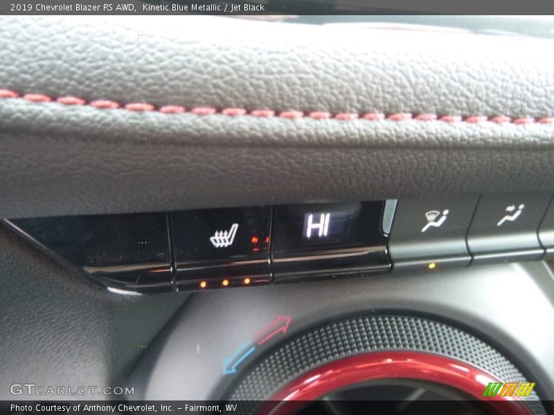 Kinetic Blue Metallic / Jet Black 2019 Chevrolet Blazer RS AWD