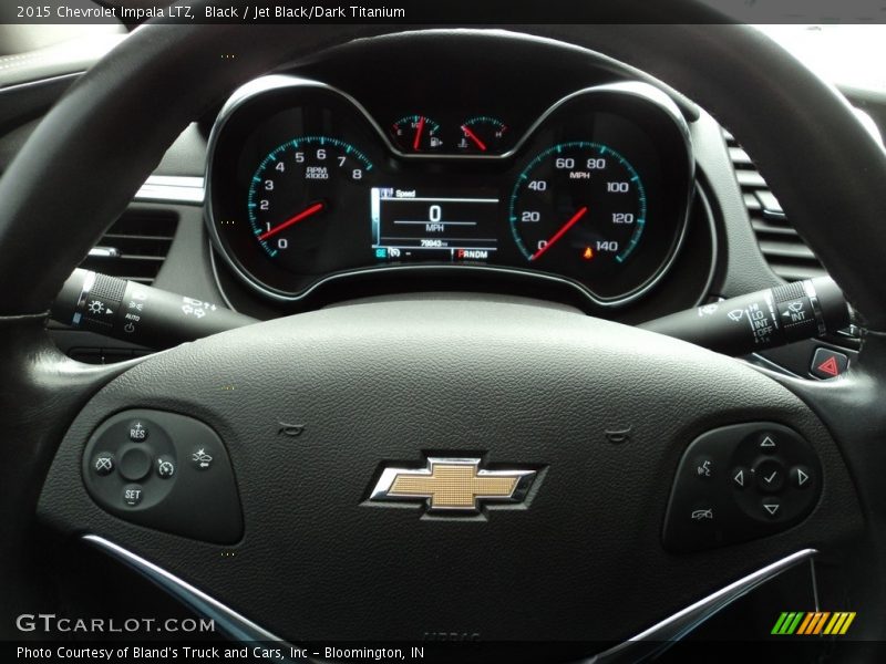 Black / Jet Black/Dark Titanium 2015 Chevrolet Impala LTZ