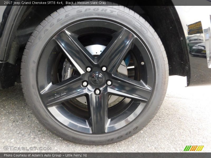 Black / Medium Slate Gray 2007 Jeep Grand Cherokee SRT8 4x4