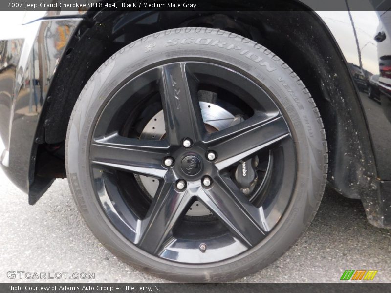 Black / Medium Slate Gray 2007 Jeep Grand Cherokee SRT8 4x4