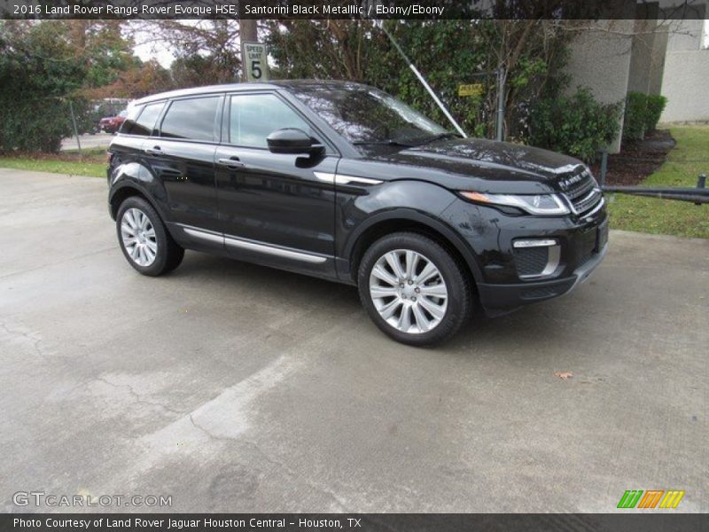 Santorini Black Metalllic / Ebony/Ebony 2016 Land Rover Range Rover Evoque HSE