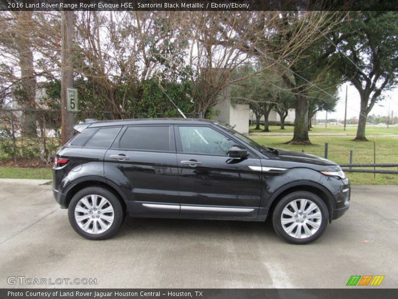 Santorini Black Metalllic / Ebony/Ebony 2016 Land Rover Range Rover Evoque HSE