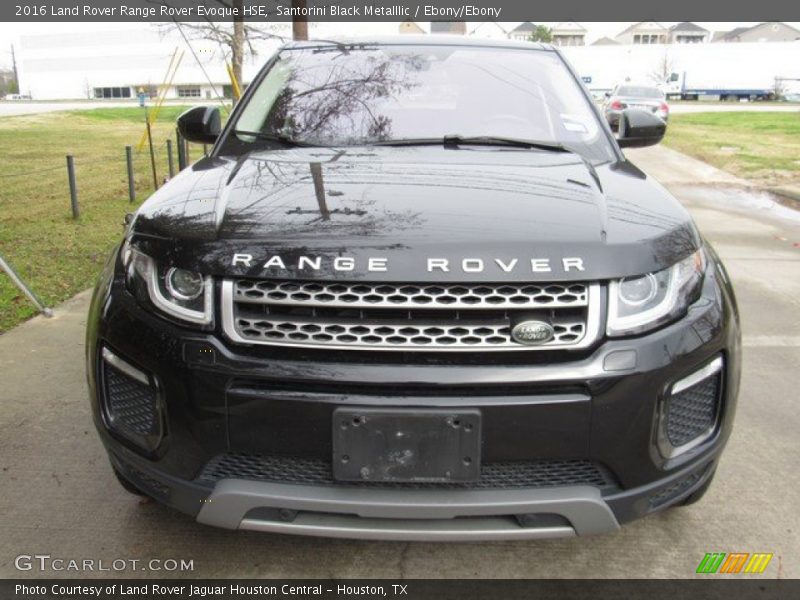 Santorini Black Metalllic / Ebony/Ebony 2016 Land Rover Range Rover Evoque HSE