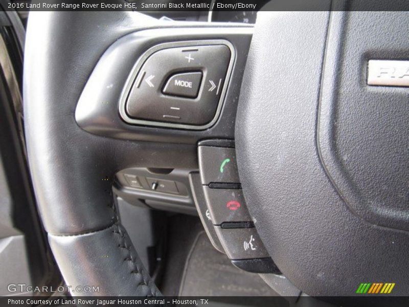 Santorini Black Metalllic / Ebony/Ebony 2016 Land Rover Range Rover Evoque HSE