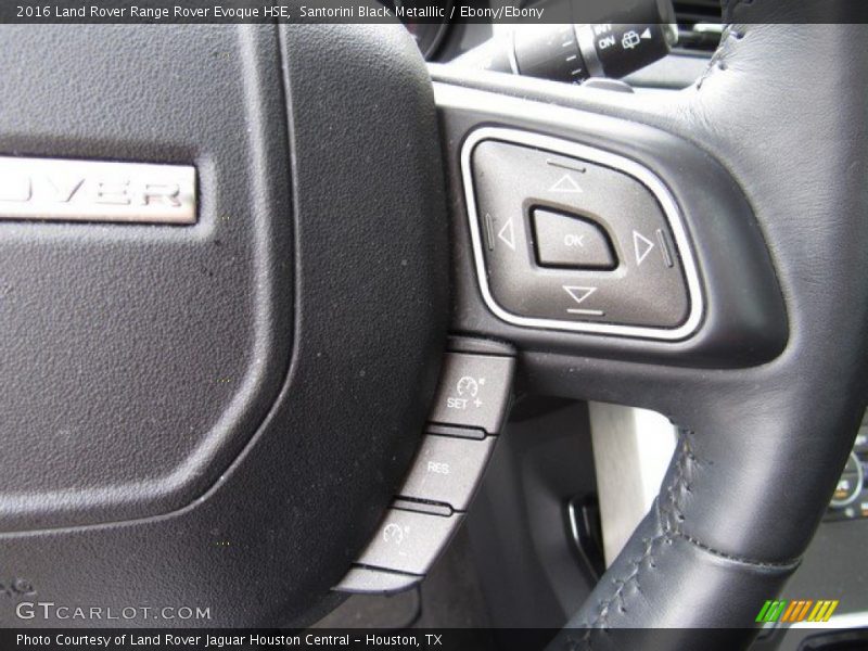 Santorini Black Metalllic / Ebony/Ebony 2016 Land Rover Range Rover Evoque HSE