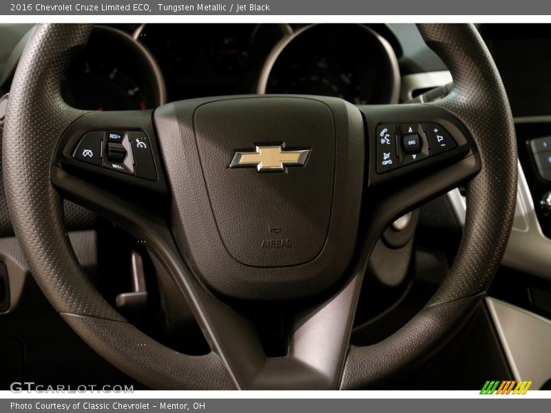 Tungsten Metallic / Jet Black 2016 Chevrolet Cruze Limited ECO