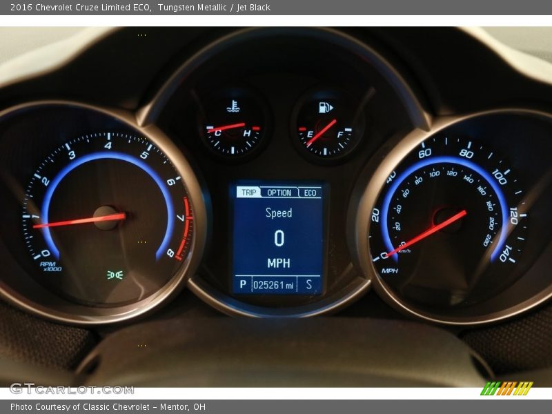 Tungsten Metallic / Jet Black 2016 Chevrolet Cruze Limited ECO