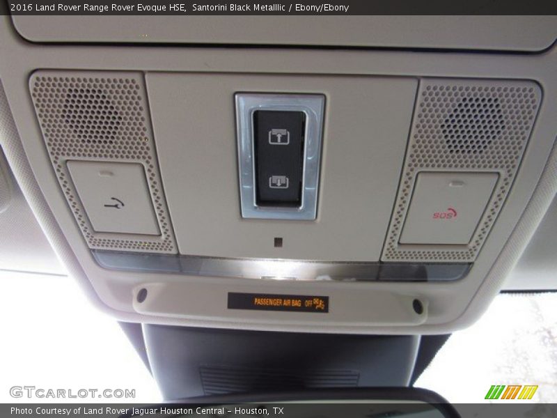 Santorini Black Metalllic / Ebony/Ebony 2016 Land Rover Range Rover Evoque HSE