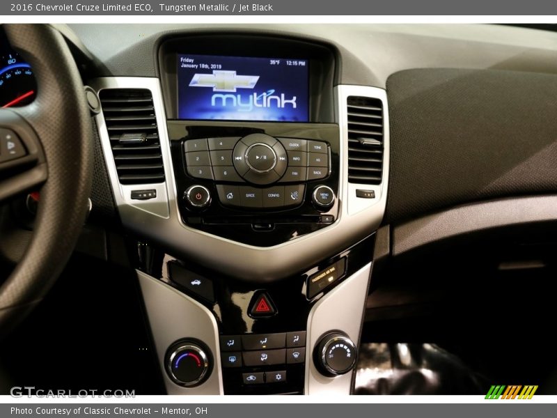 Tungsten Metallic / Jet Black 2016 Chevrolet Cruze Limited ECO