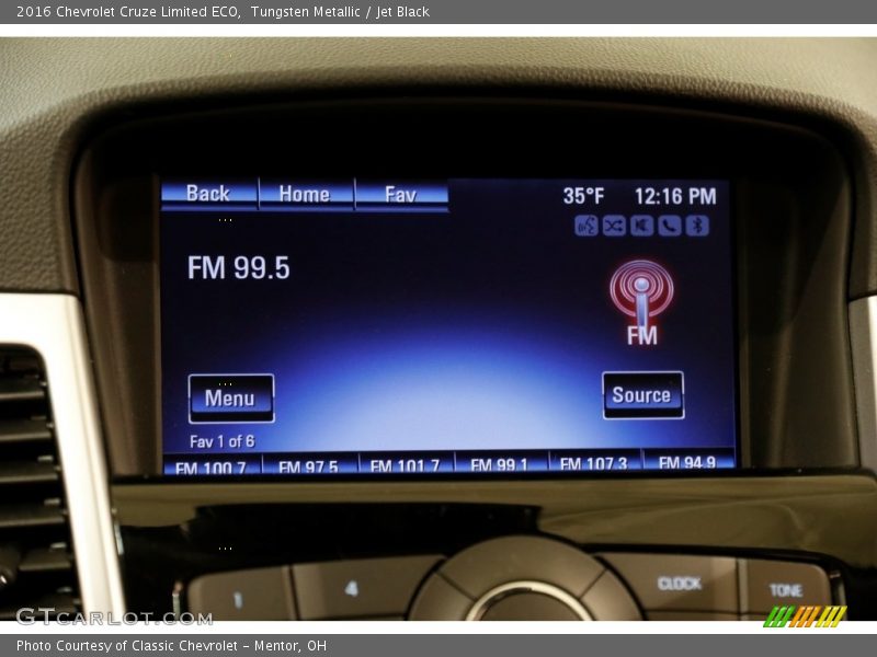 Tungsten Metallic / Jet Black 2016 Chevrolet Cruze Limited ECO