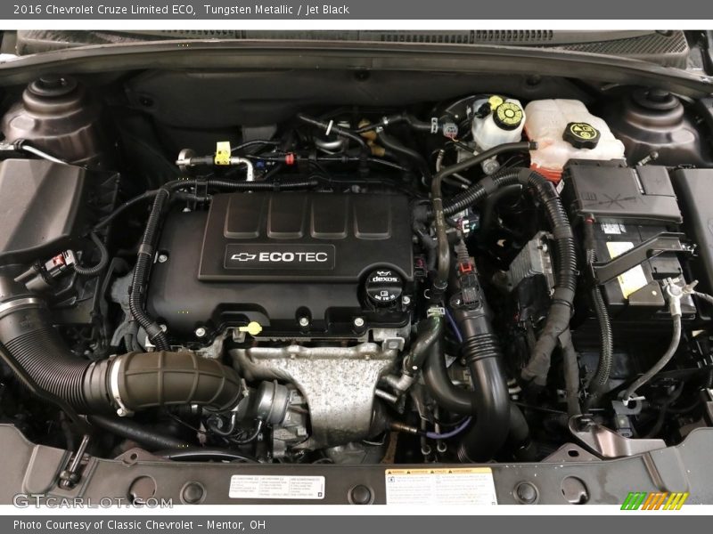 Tungsten Metallic / Jet Black 2016 Chevrolet Cruze Limited ECO