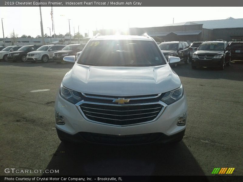 Iridescent Pearl Tricoat / Medium Ash Gray 2019 Chevrolet Equinox Premier