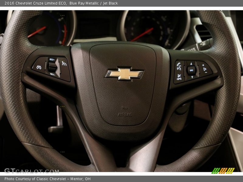 Blue Ray Metallic / Jet Black 2016 Chevrolet Cruze Limited ECO