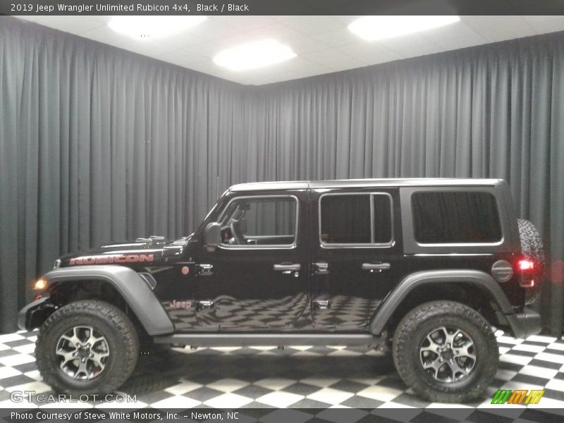 Black / Black 2019 Jeep Wrangler Unlimited Rubicon 4x4