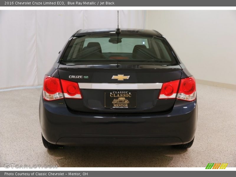 Blue Ray Metallic / Jet Black 2016 Chevrolet Cruze Limited ECO